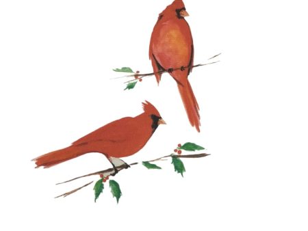 LELLO CO Christmas Cardinal Tea Towel Discount