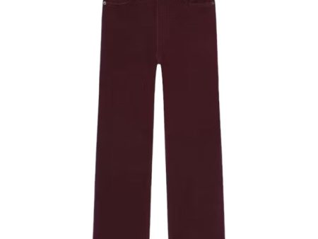 Le Sleek Straight Corduroy - Wine Discount