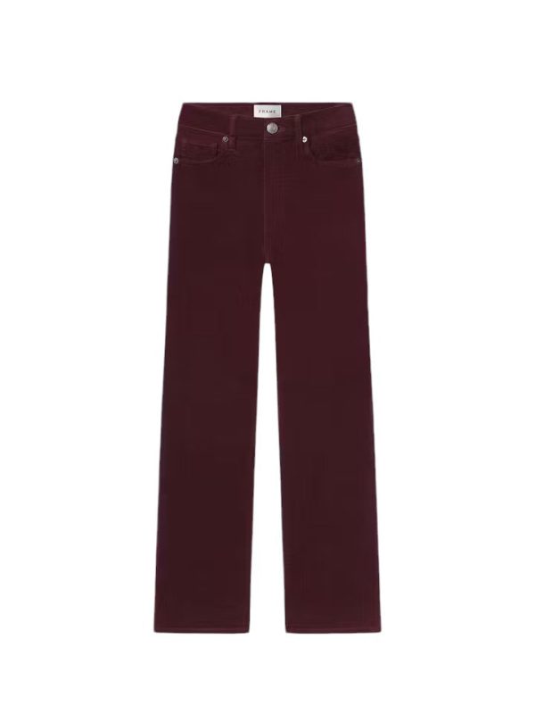 Le Sleek Straight Corduroy - Wine Discount