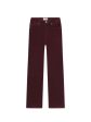 Le Sleek Straight Corduroy - Wine Discount