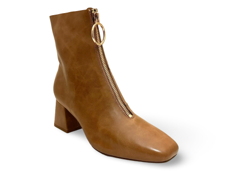 Vella Tan Front Zipper Boot Supply