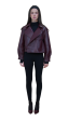 Simi Leather Jacket - Chocolate Online Hot Sale