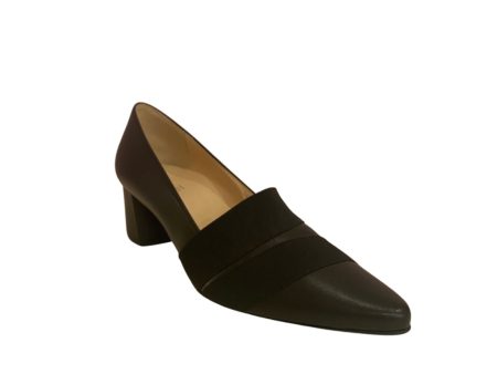 174540 Black Pump with Block Heel Sale