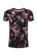 Ressi Tee - Black Multi Vintage Oil Flower Sale