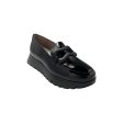 A2430 Black Platform Loafer For Cheap