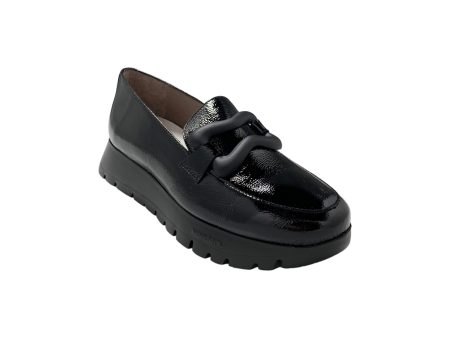 A2430 Black Platform Loafer For Cheap