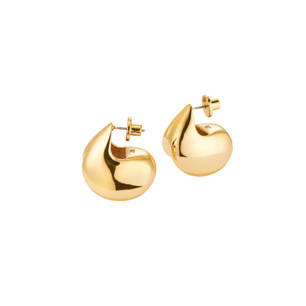 Nouveau Puff Earrings - Gold Online now