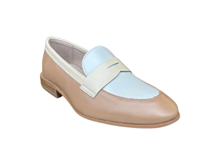 B7622 Tan Stone Loafer Discount