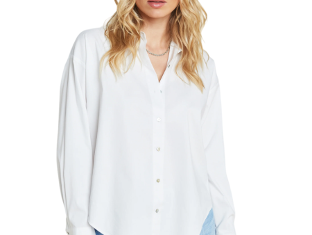 Ripley Oversized Button-Down Shirt - White Online