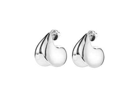 Nouveau Puff Earrings - Silver Supply