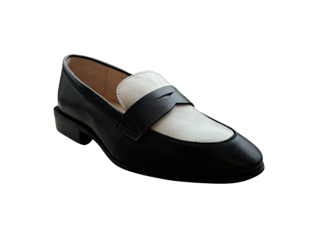 B7622 Black White Loafer Online Hot Sale