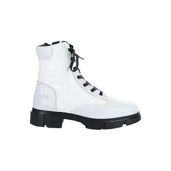 Libel White WATERPROOF Lace Up Boot Supply