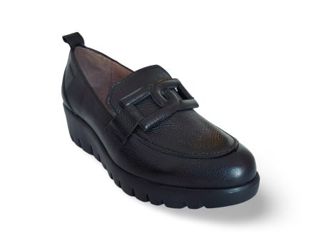 C33303 Black Loafer Wedge Supply