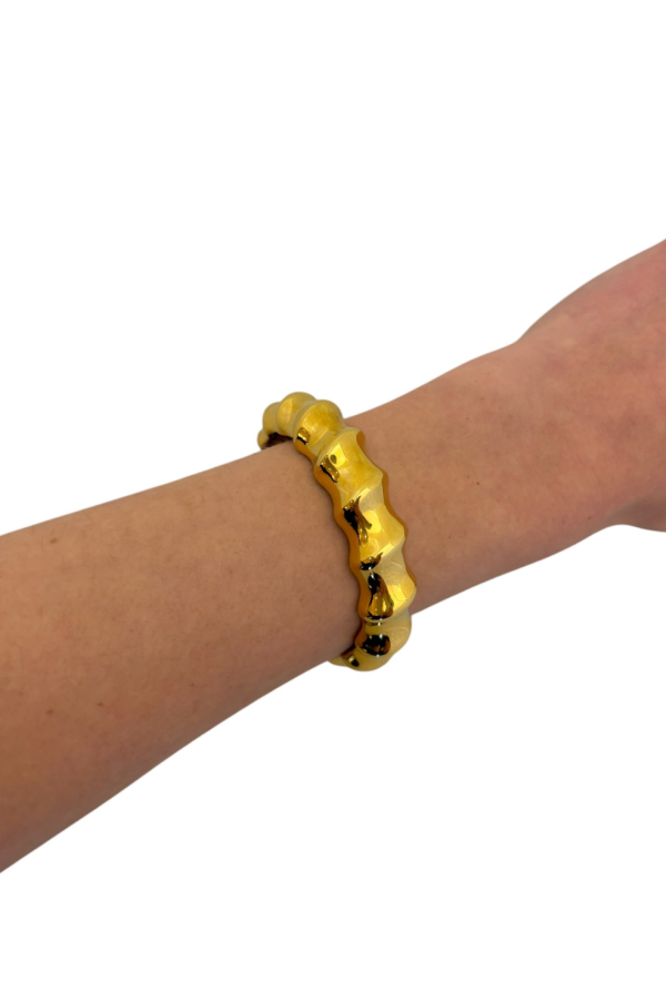 Bone Cuff Bracelet - Gold Discount