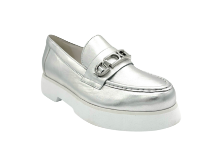 101631 Silver Platform Loafers Hot on Sale