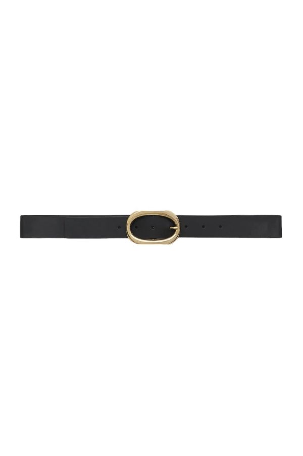 Signature Link Belt - Black Fashion