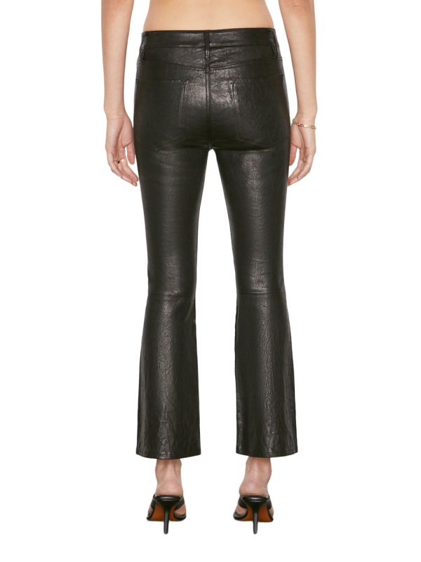 Leather Le Crop Mini Boot - Noir For Sale