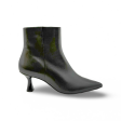 106500 Charlene Black Ankle Boot Kitten Heel Fashion