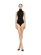 Viscose String Bodysuit - Black Supply