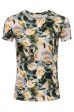 Ressi Fitted Tee - Multi Distressed Floral Sale