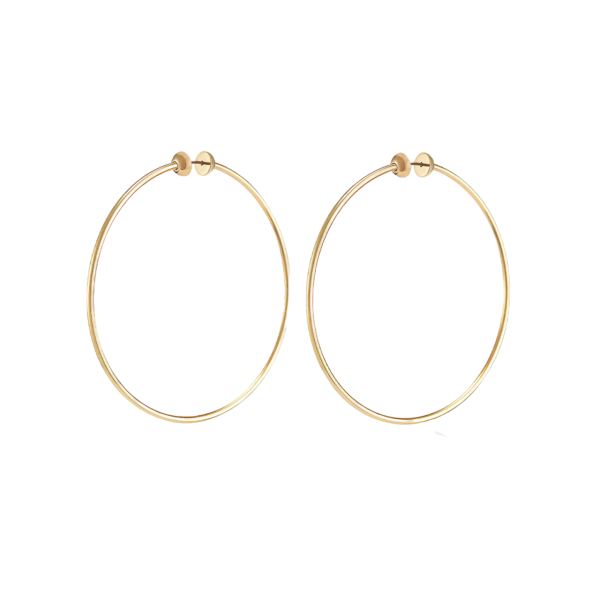 Large Icon Hoops - Gold Cheap