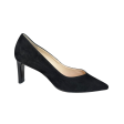 106702 Black Suede Pump Hot on Sale