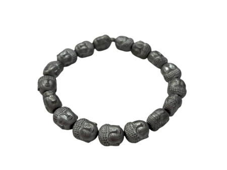 Buddha Bracelet - Silver Online now