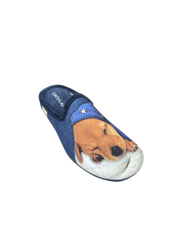 Faye CI2407 Dog Slipper Blue For Cheap