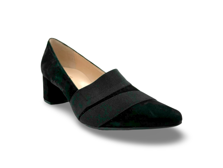 174542 Lady Black Suede Pump Sale