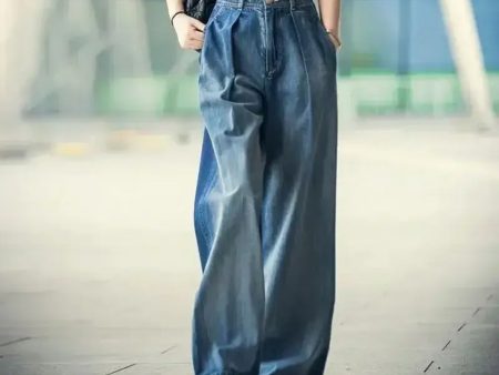 Street Denim Wide Leg Fashion