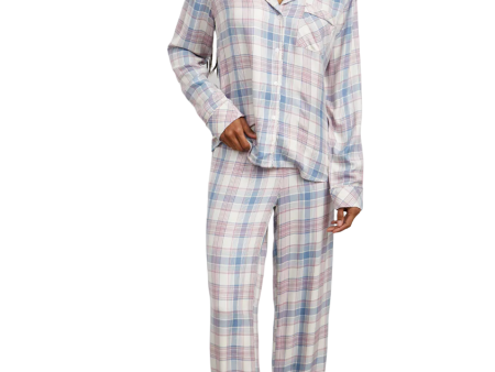 Clara Pajamas - Ivory Lilac River Fashion