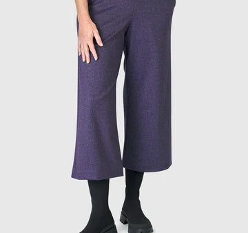 AP814E Folklore Easy Eggplant Pant Online Sale