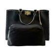 FP47852 Black Leather Bag Hot on Sale