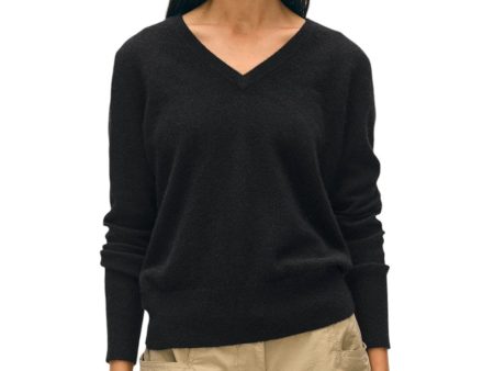 Cashmere V Neck - Black Online Sale