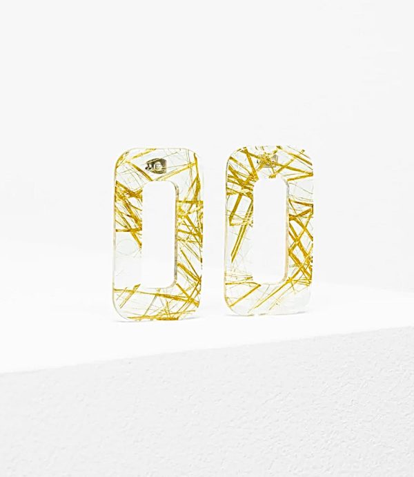 Glas Gold Earrings For Cheap