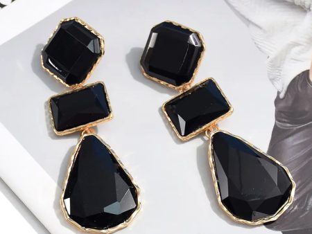 Onyx Crystal Tear Drop Online Sale