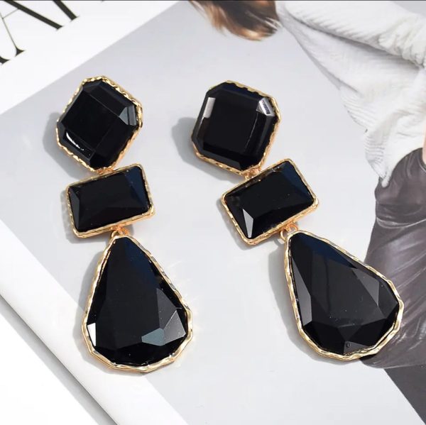 Onyx Crystal Tear Drop Online Sale