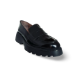 C7202 Black Leather Loafer For Discount