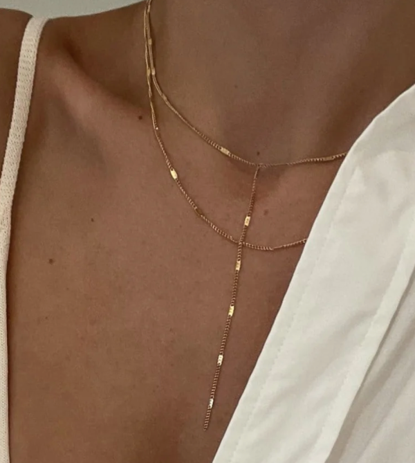 Camilla Danity Lariat Chain Necklace- Ellie Vail Online Hot Sale