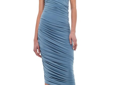 Diana Midi Dress - Soft Blue Online Hot Sale