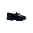 B9103 Black Flat Moccasin Online Sale