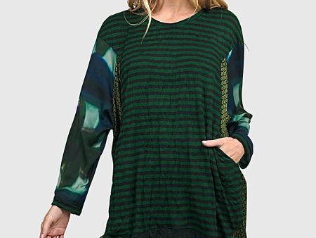 AT609F Anthea Tunic Top Forest Discount