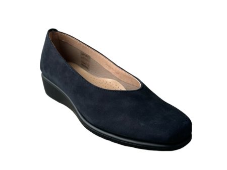 SC5647 French Navy Suede Skimmer Fashion