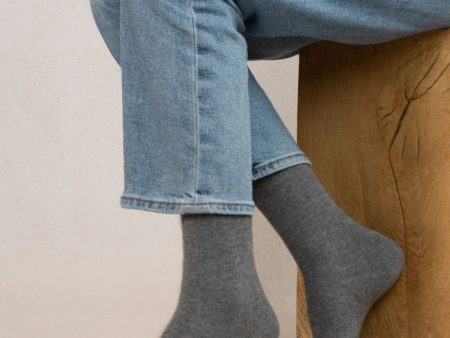 6095 Cashmere Sock Grey Hot on Sale