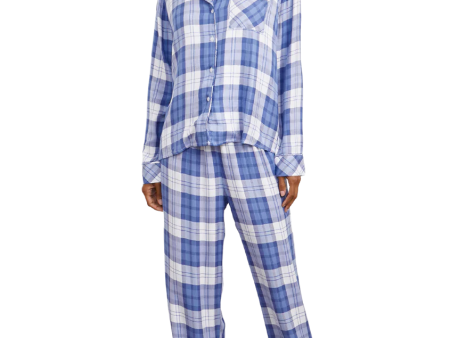 Clara Pajamas - Blueberry White Discount