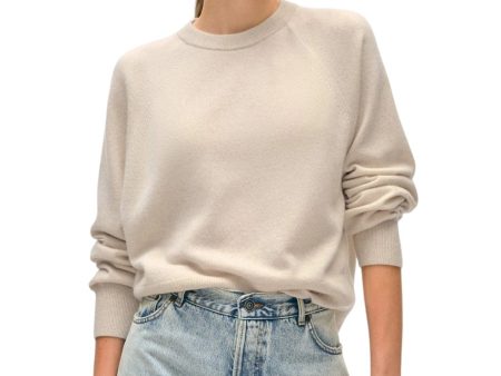 Cashmere Easy Sweatshirt - Natural Heather Sale