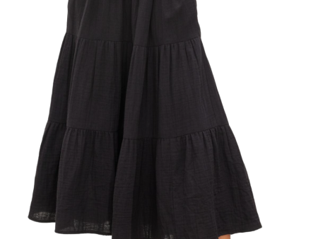 Danielle Tiered Skirt - Black Online Sale