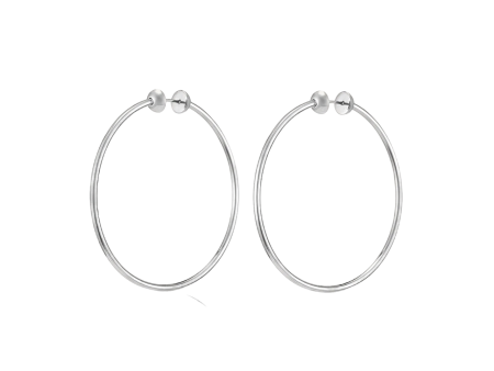 Medium Icon Hoops - Silver Online