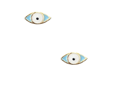 Mini Turquoise Evil Eye Studs Online Sale