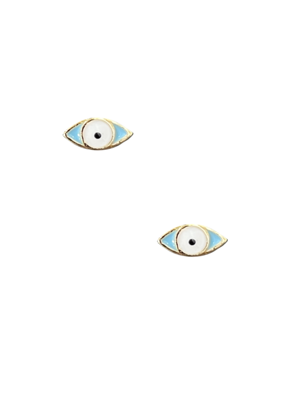 Mini Turquoise Evil Eye Studs Online Sale